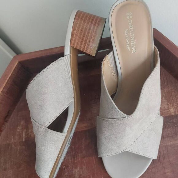 Naturalizer Women Arielle Crisscross Slip-on  Sandals Size 8 - Picture 6 of 14